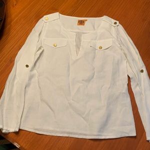 White Tory Burch blouse